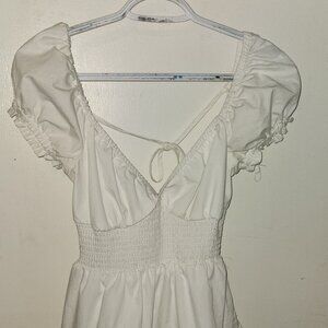 White Spring dress size small
